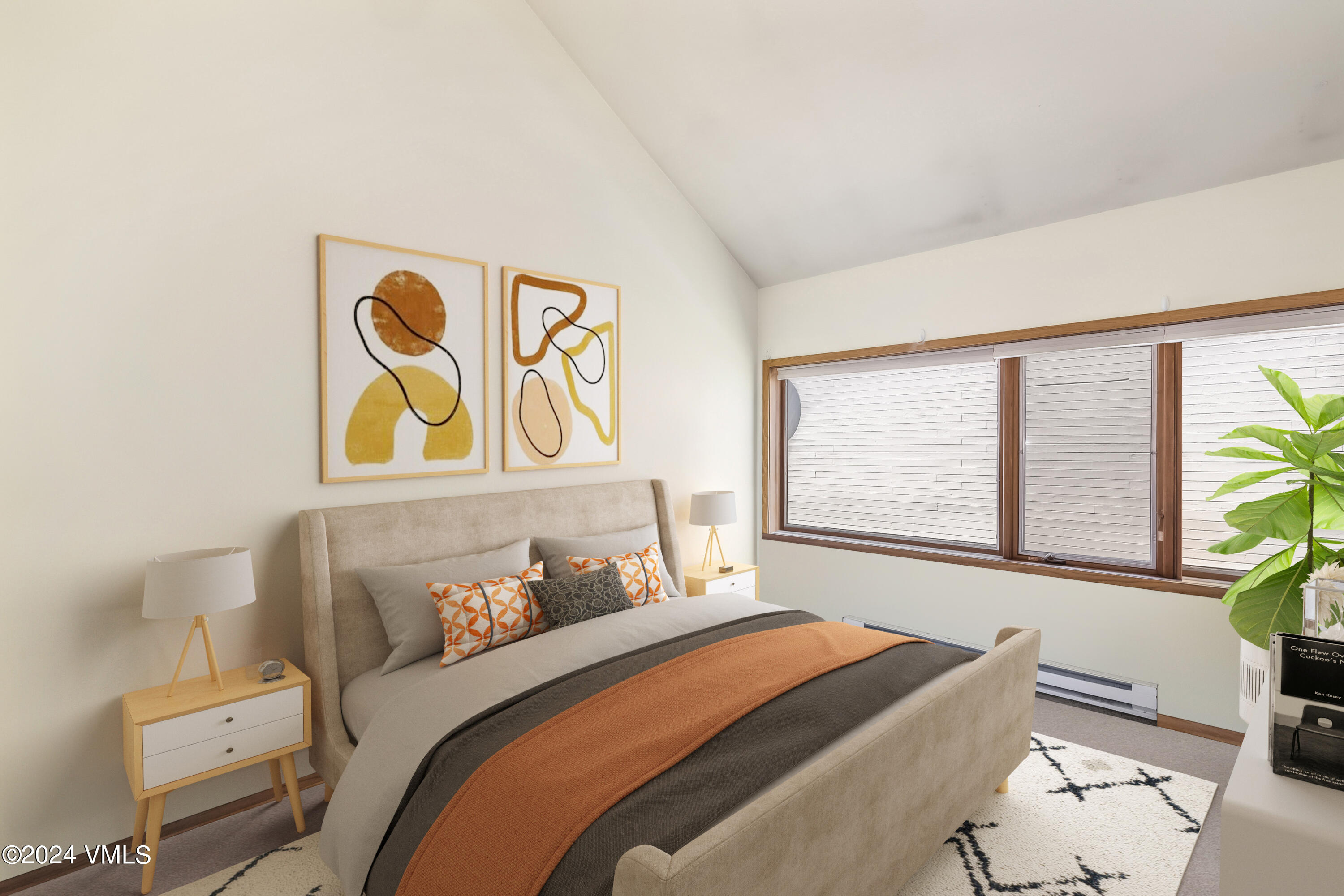 1121 Berry Creek Road, Unit C7 Edwards, CO 81632 - Photo 6 of 15 Virtually staged master bedroom