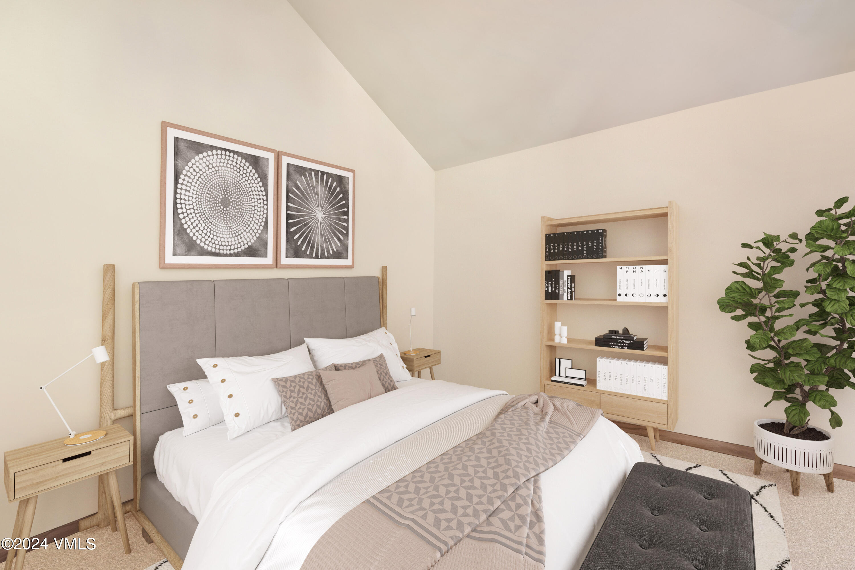 1121 Berry Creek Road, Unit C7 Edwards, CO 81632 - Photo 8 of 15 Virtually staged guest bedroom