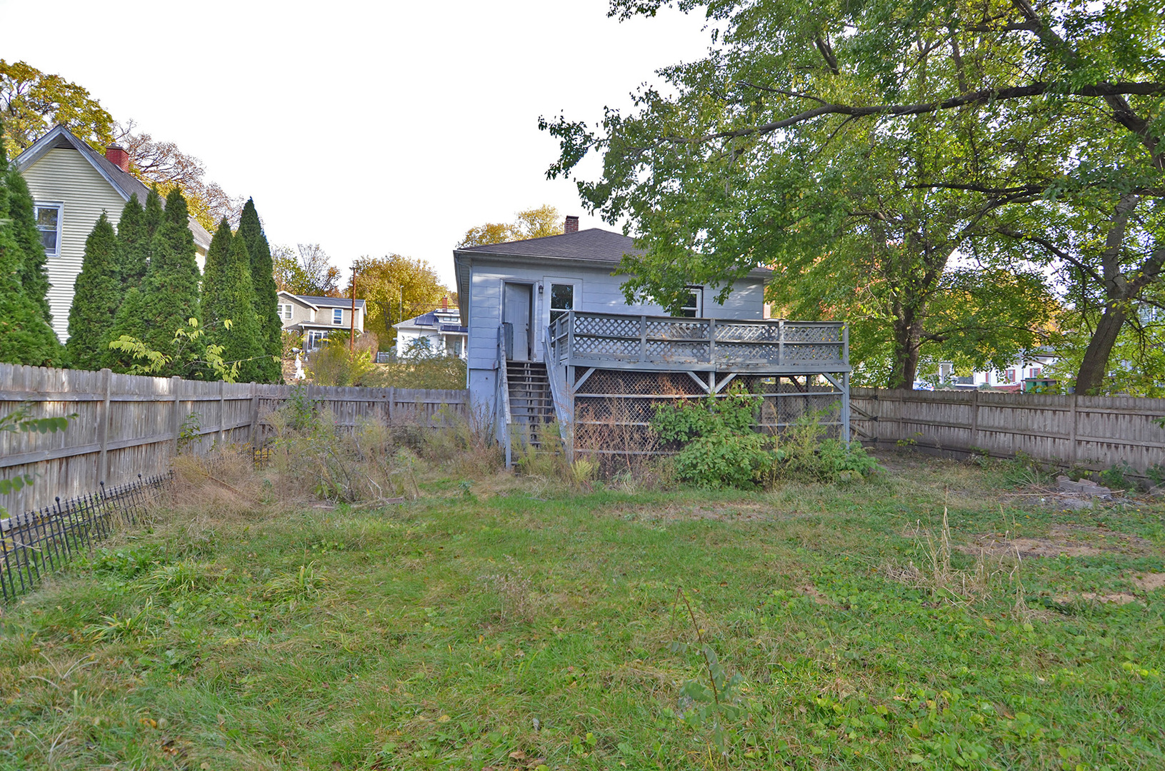 266 Clark Street Marseilles, IL 61341 - Photo 12 of 12 a view of a house with a back yard