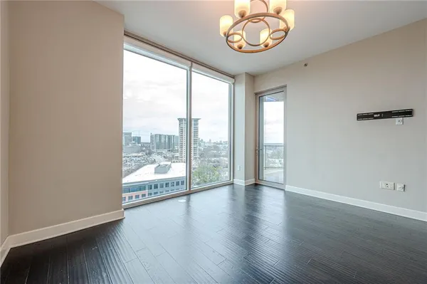 a view of an entryway of a house