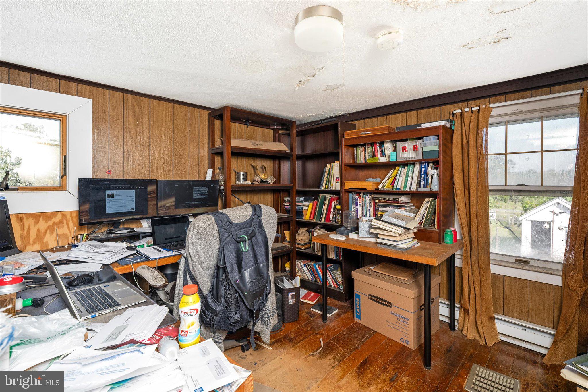 537 Arneytown-chesterfield Road Chesterfield, NJ 08515 - Photo 41 of 87 a view of a workspace with furniture and a window