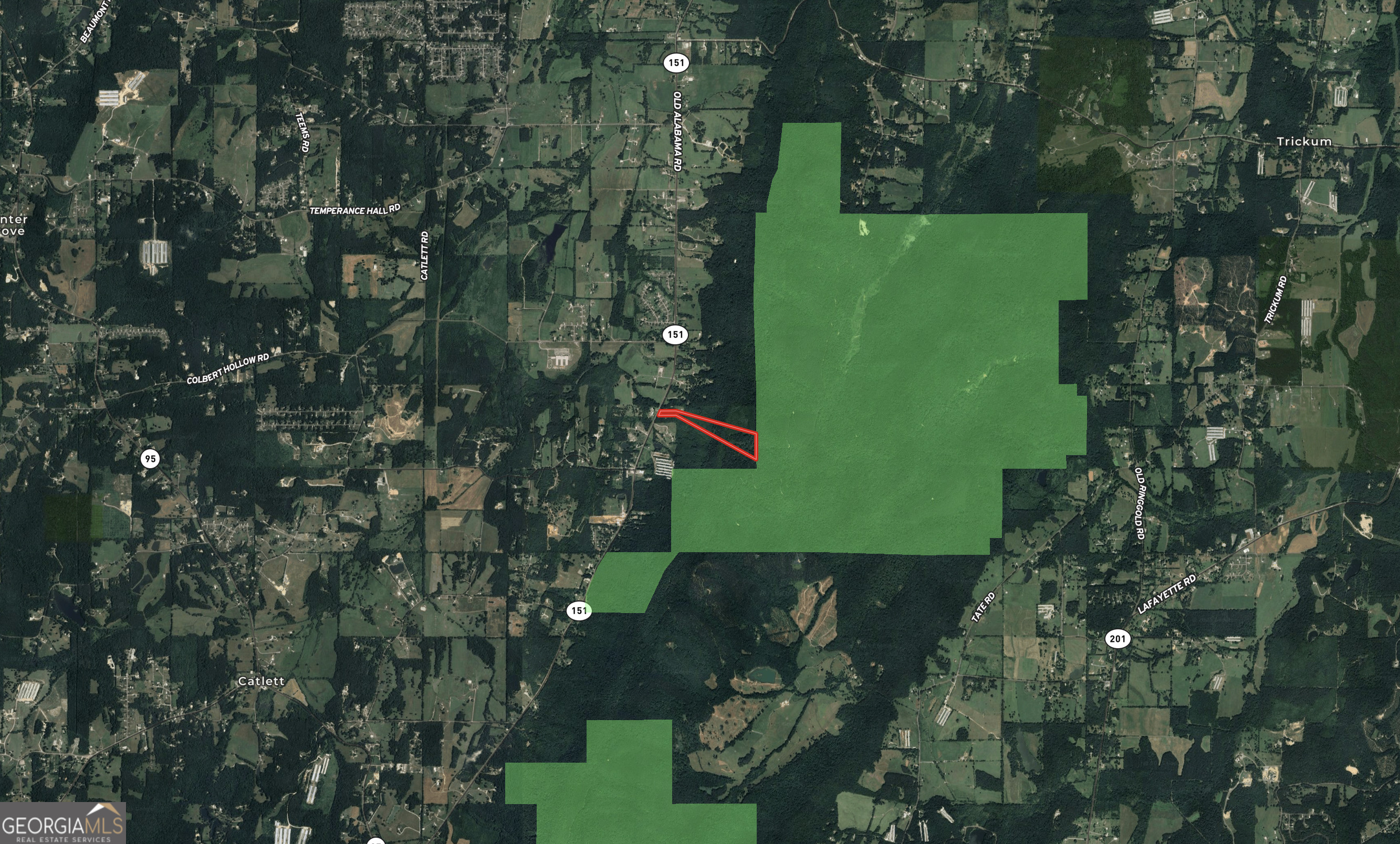 0 Hwy 151 Ringgold, GA 30736 - Photo 17 of 19 an aerial view of a house