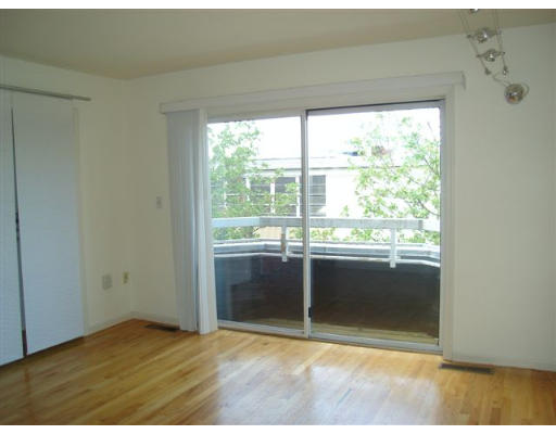 8 Chestnut Street, Unit 8 Cambridge, MA 02139 - Photo 8 of 11 a view of empty room with wooden floor and a floor to ceiling window