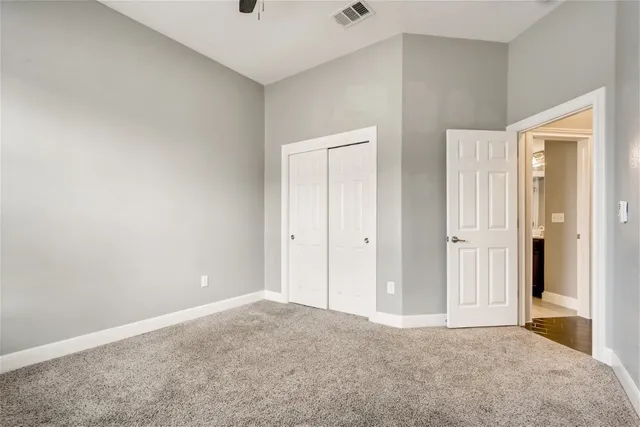 a view of an empty room