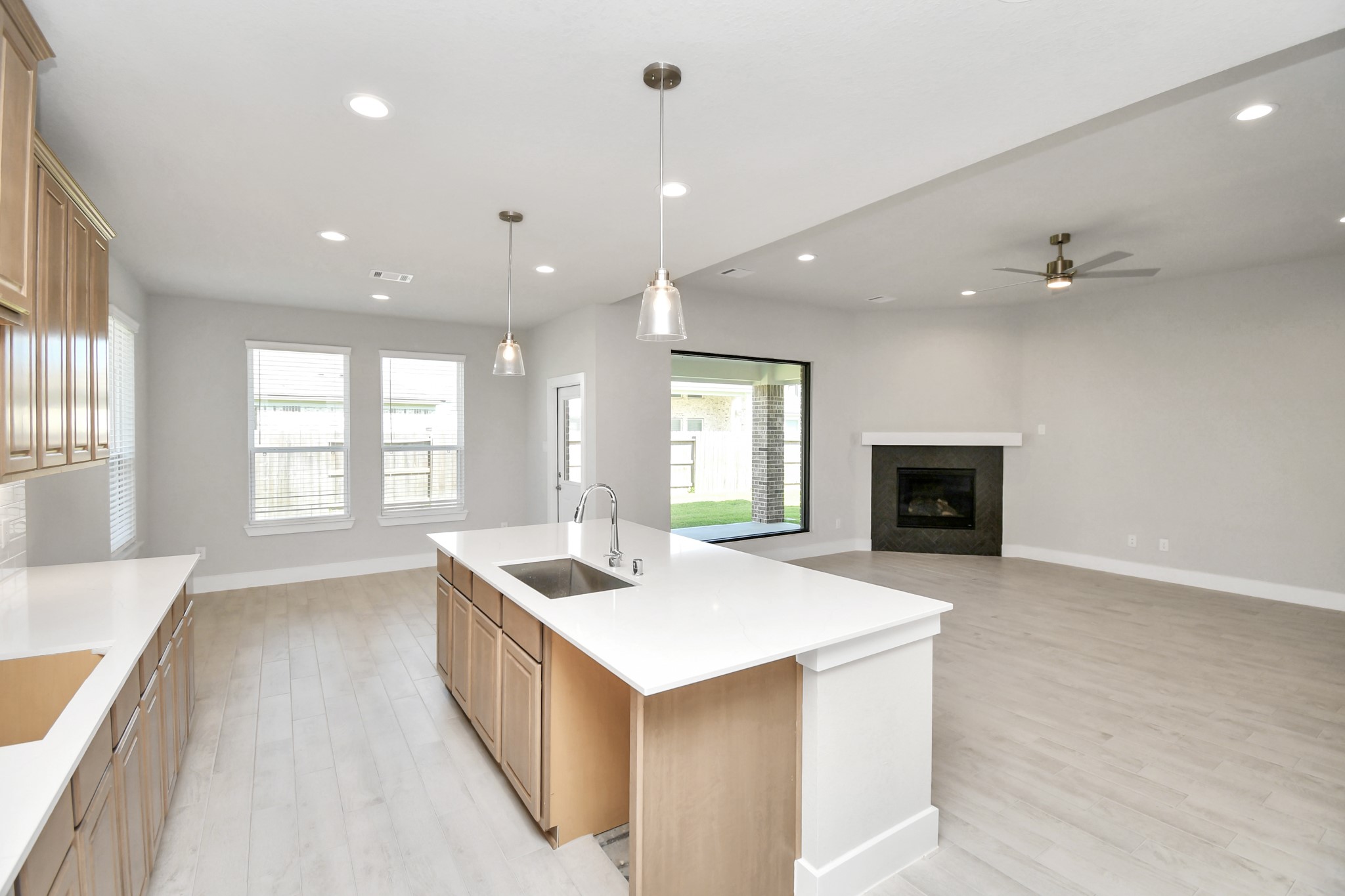 3106 Native Spg Drive Spring, TX 77373 - Photo 13 of 38 This generously spacious kitchen is a dream realized! Sample photo of completed home with similar floor plan. Actual colors and selections may vary.