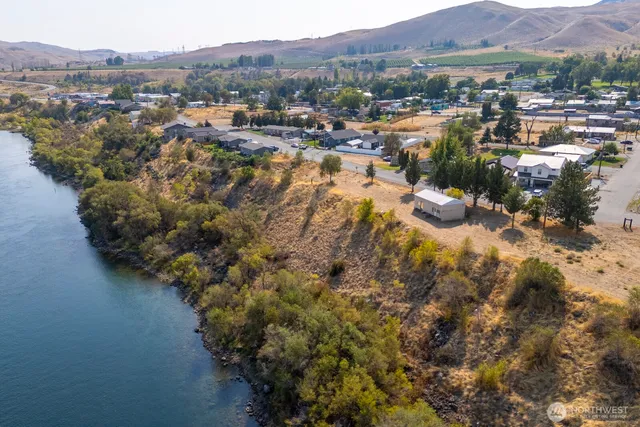 a view of a city with mountains