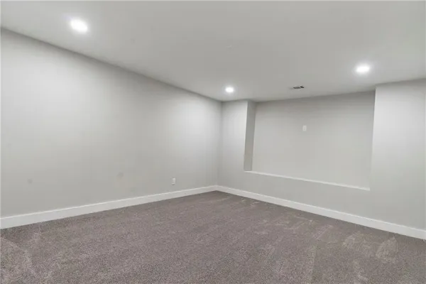a view of empty room
