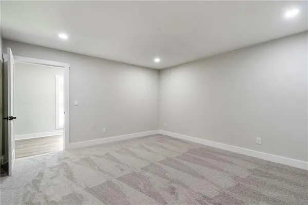 a view of empty room