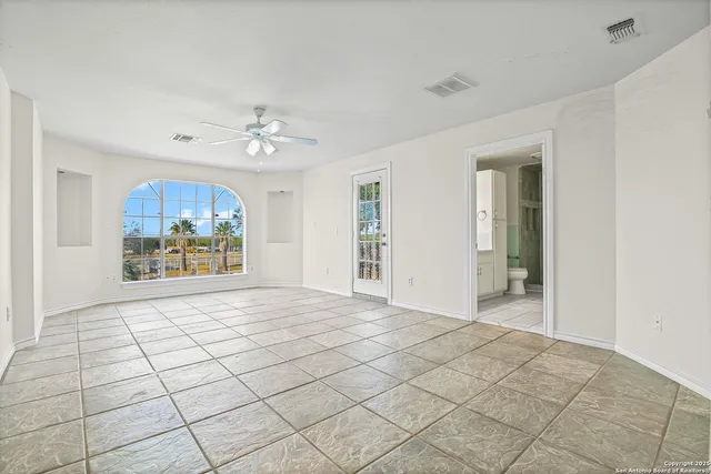 a view of outdoor space with garden