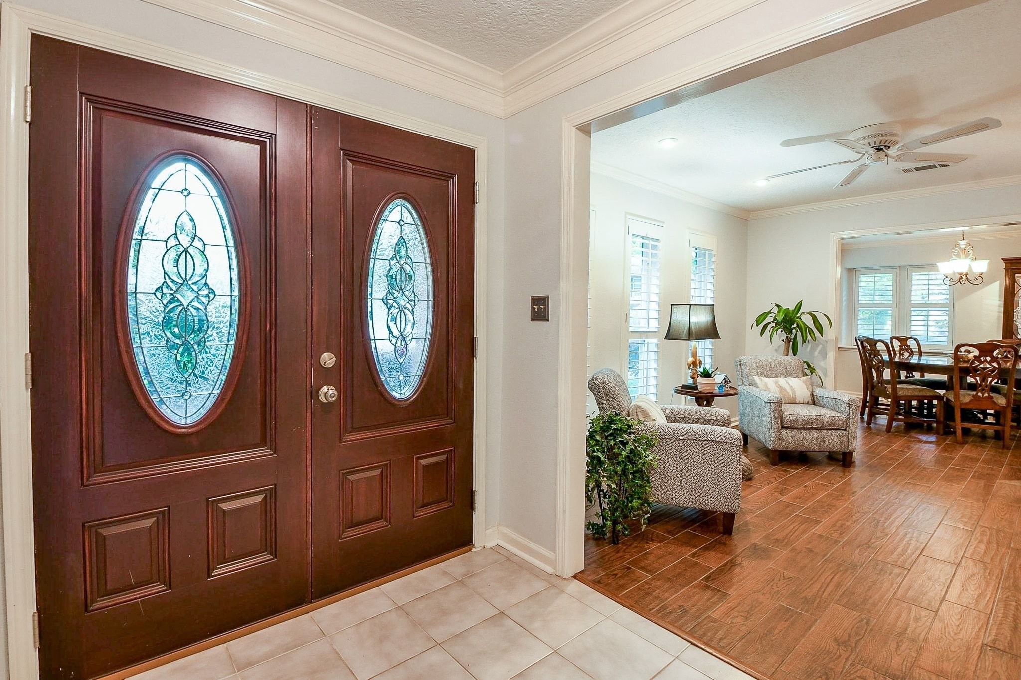 6607 Misty Springs Lane Spring, TX 77379 - Photo 7 of 31 Elegant double doors offer easy access and a welcoming entrance.