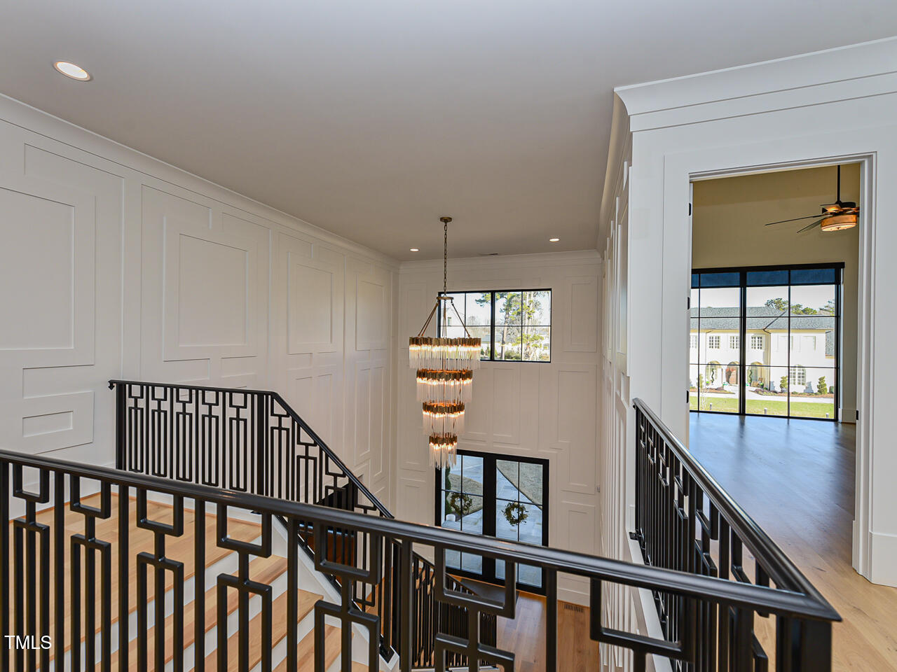 1425 Sky Vista Way Raleigh, NC 27613 - Photo 43 of 67 a view of entryway and hall with wooden floor