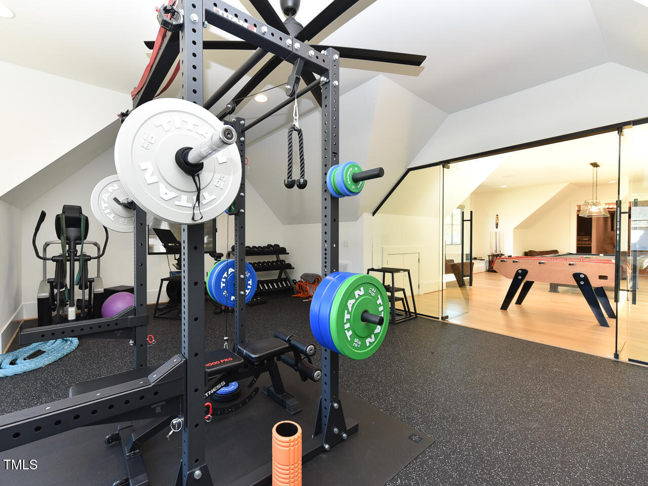 1425 Sky Vista Way Raleigh, NC 27613 - Photo 54 of 67 a view of a room with gym equipment