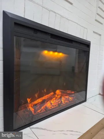 a view of a glass door