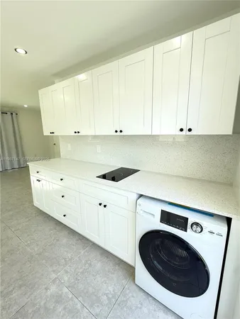 a view of a washer and dryer