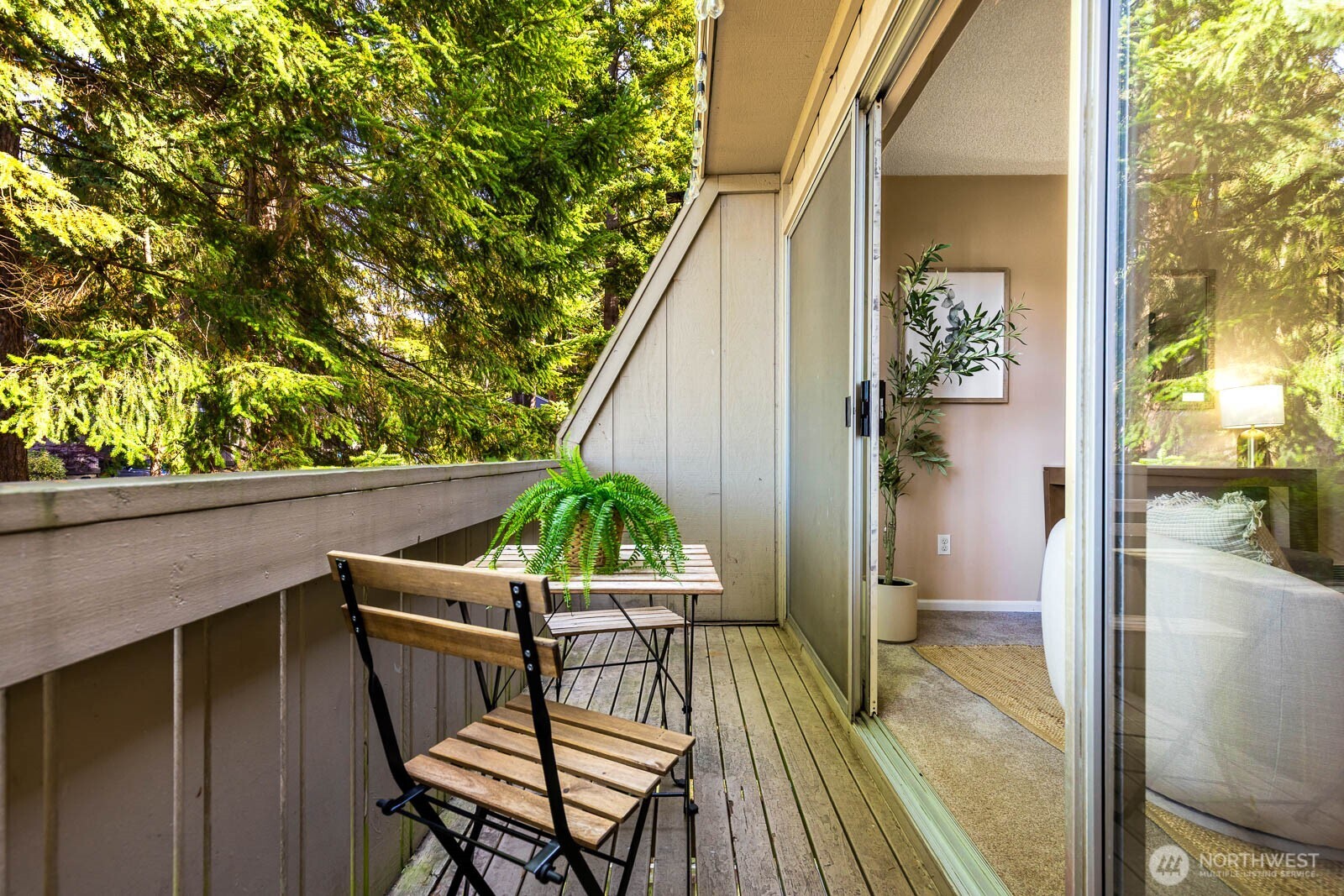 4823 180th Street Southwest, Unit H203 Lynnwood, WA 98037 - Photo 21 of 26 a view of balcony with furniture