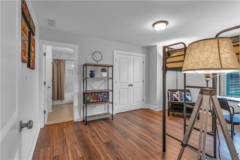 44 Puckett Road Emerson, GA 30137 - Photo 28 of 39 wooden floor in an empty room