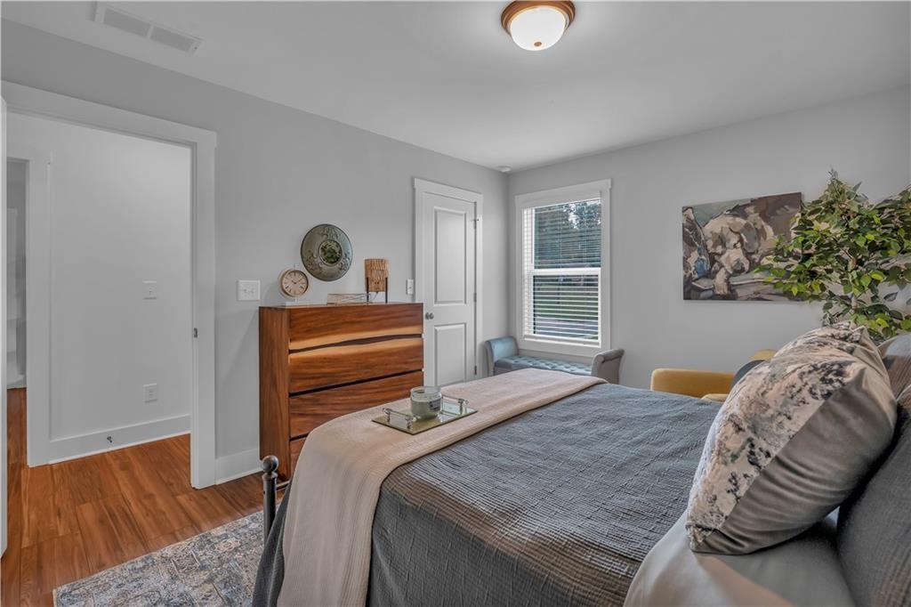 44 Puckett Road Emerson, GA 30137 - Photo 32 of 39 a bedroom with a bed and a window