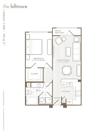 $1,523 | 306 McGowen Street, Unit 2109, Houston, TX 77006