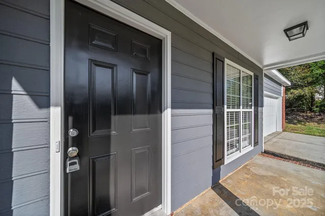 a view of front door