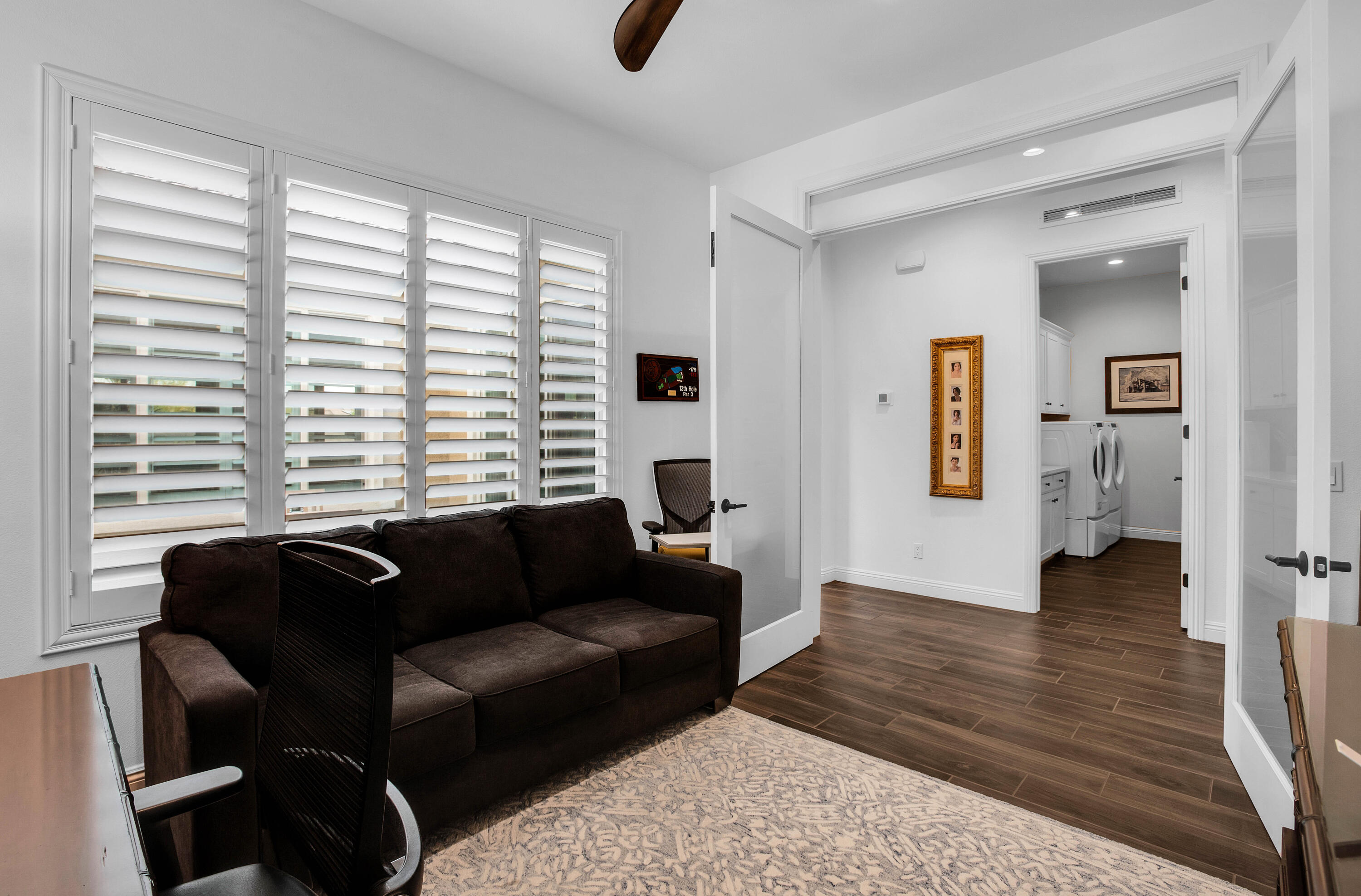 32 Cork Tree Rancho Mirage, CA 92270 - Photo 31 of 58 a living room with furniture and a large window