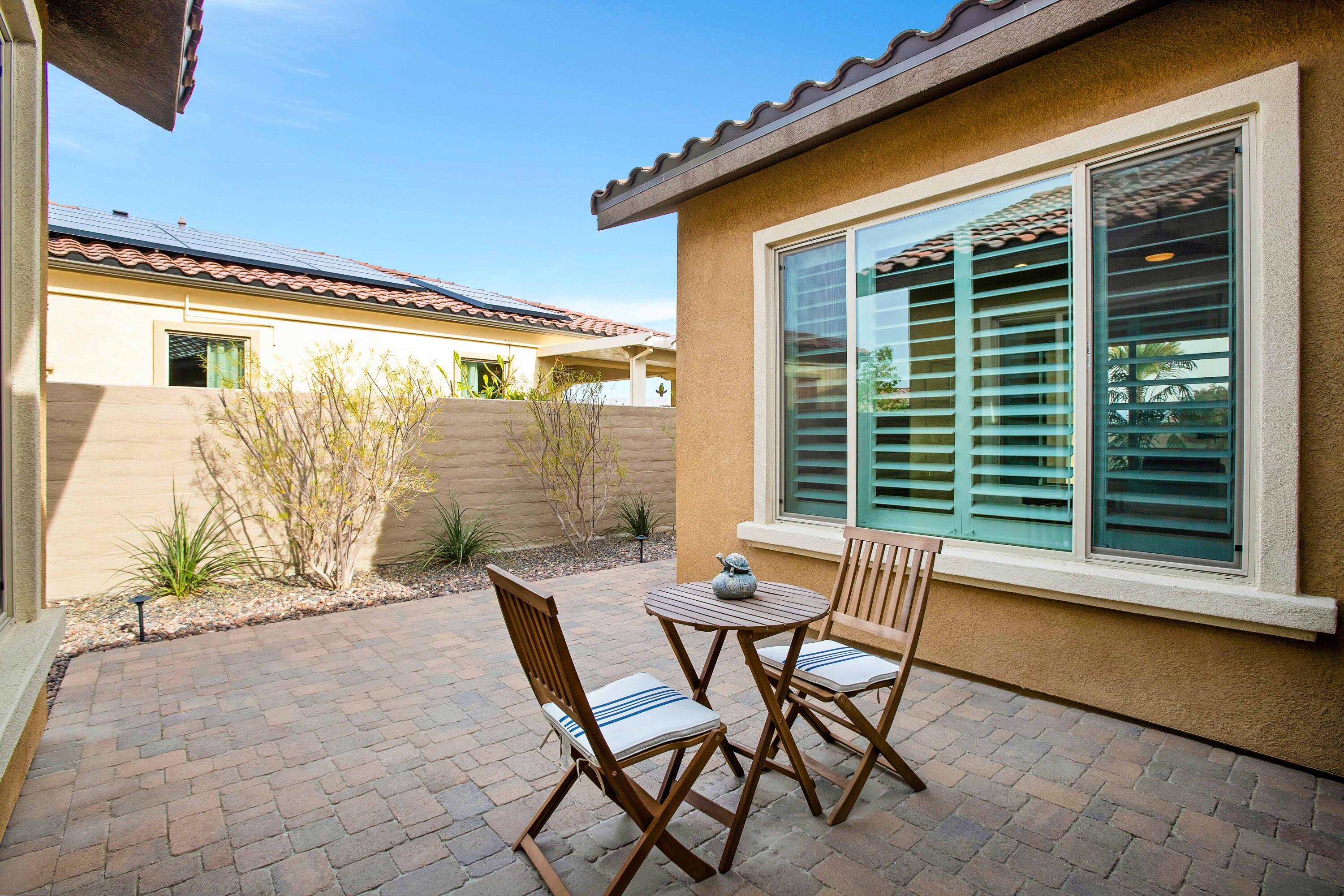 32 Cork Tree Rancho Mirage, CA 92270 - Photo 40 of 58 a view of an outdoor sitting area