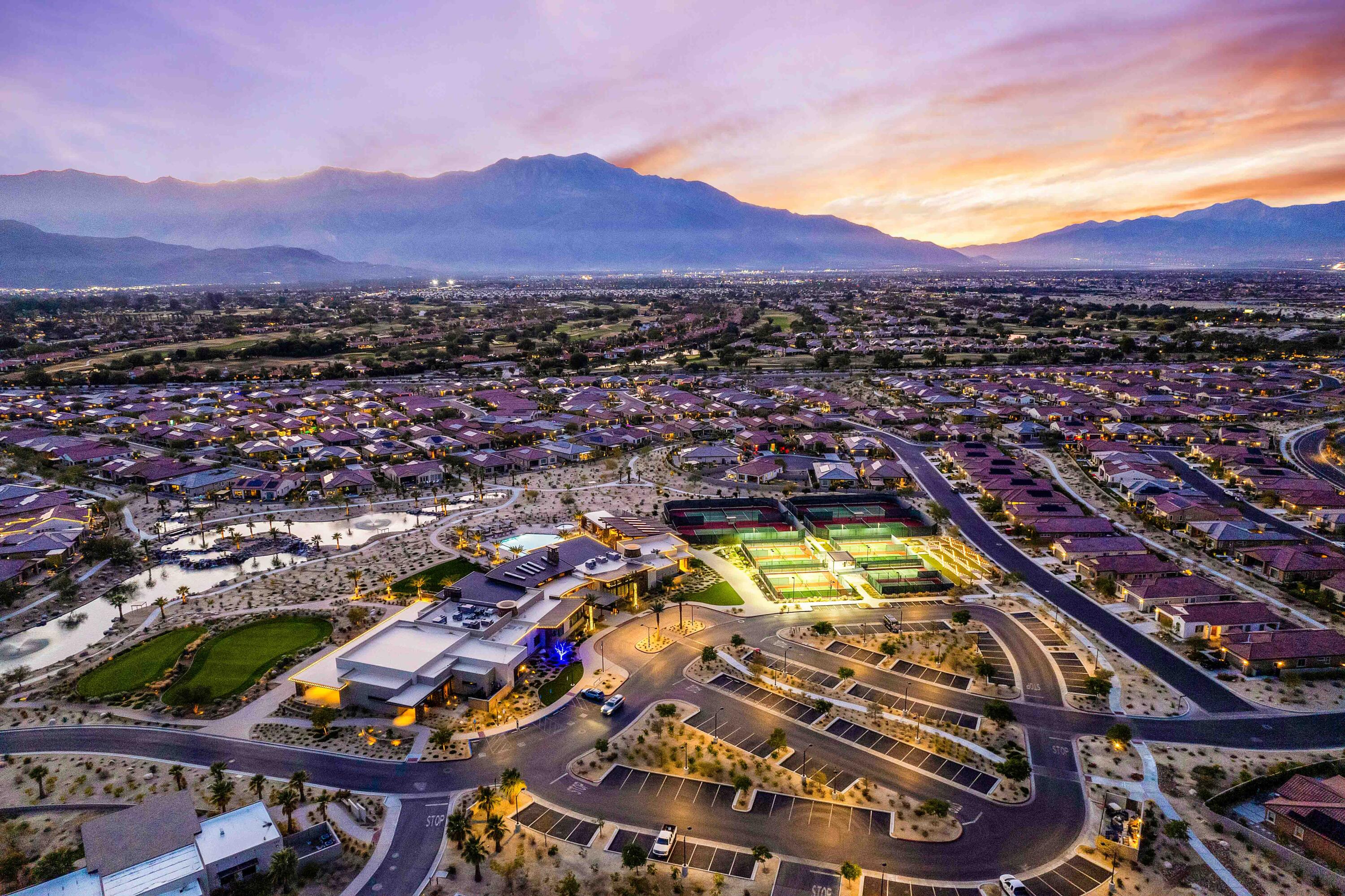 32 Cork Tree Rancho Mirage, CA 92270 - Photo 46 of 58 a view of a city with mountains