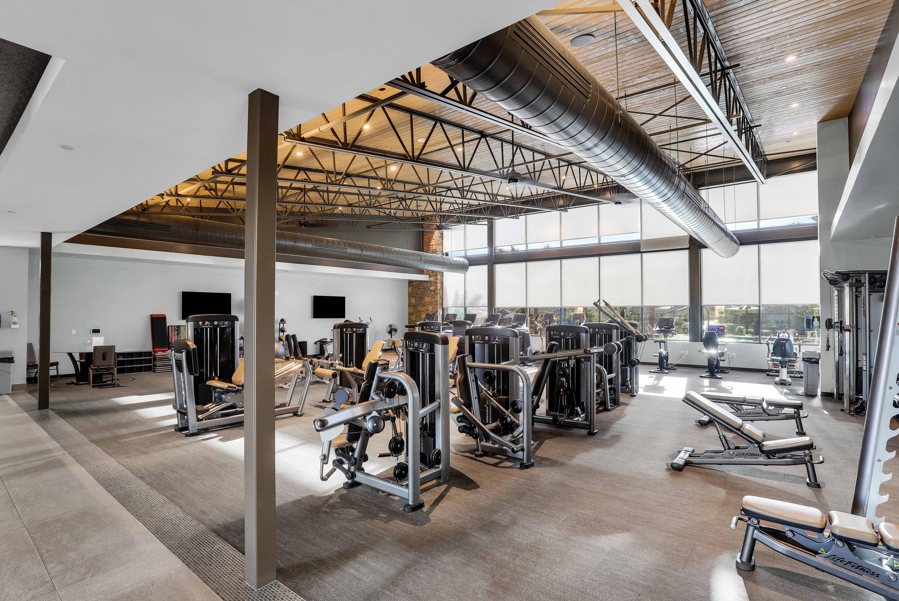 32 Cork Tree Rancho Mirage, CA 92270 - Photo 57 of 58 a view of a room with gym equipment