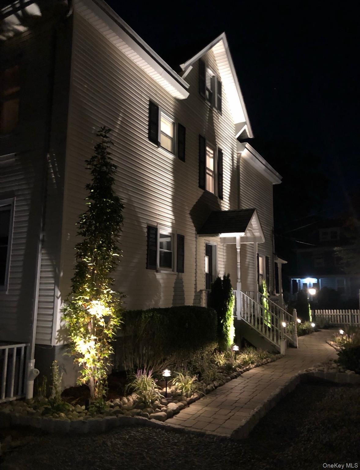 196 Depew Avenue, Unit 3 Nyack, NY 10960 - Photo 15 of 15 View of property exterior at night