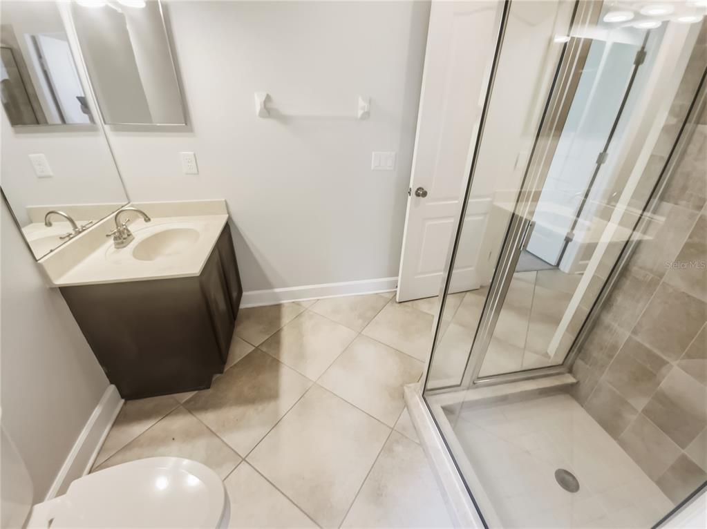 4307 Rustic Pine Place Wesley Chapel, FL 33544 - Photo 16 of 38 a bathroom with a sink and mirror