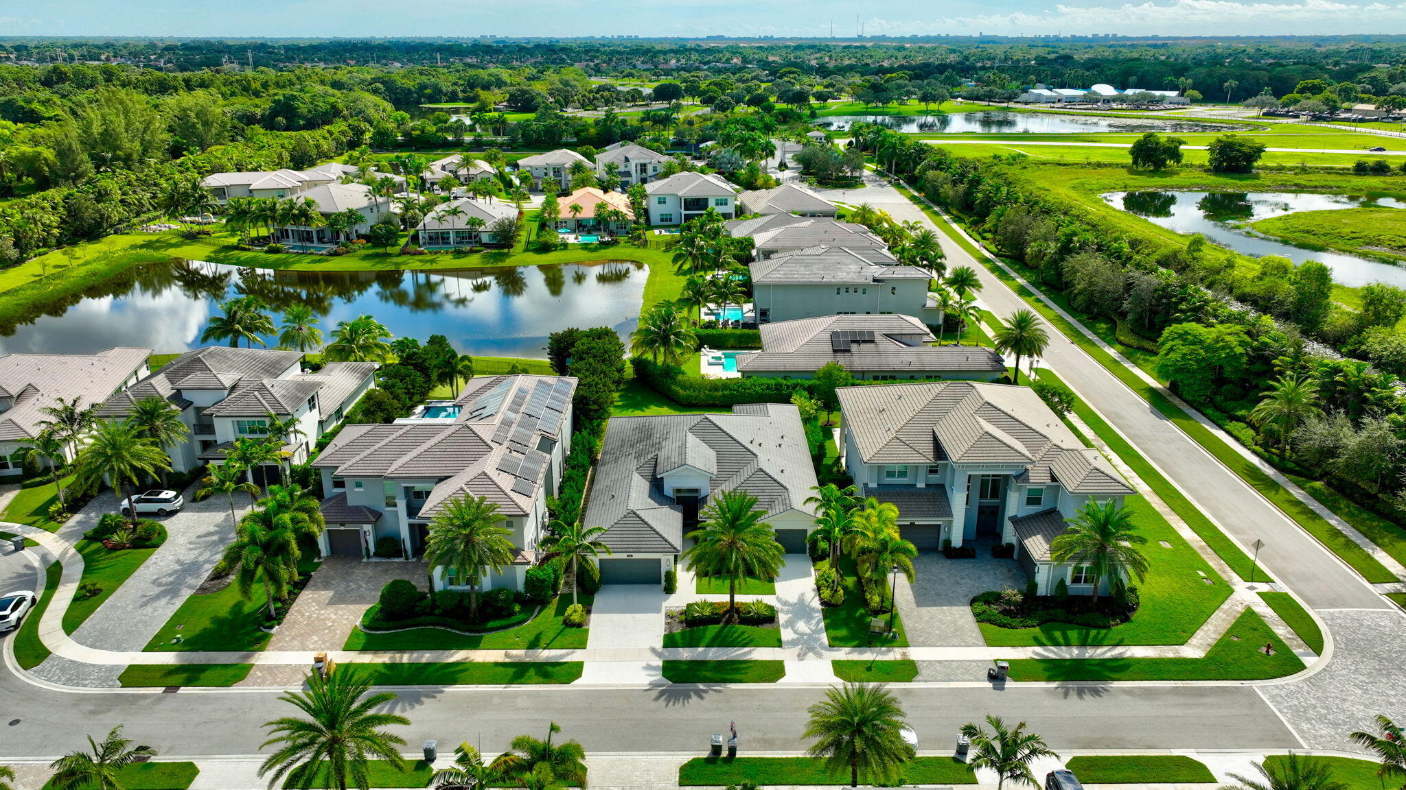 19886 Meadowside Lane Boca Raton, FL 33498 - Photo 67 of 84 an aerial view of multiple houses with yard