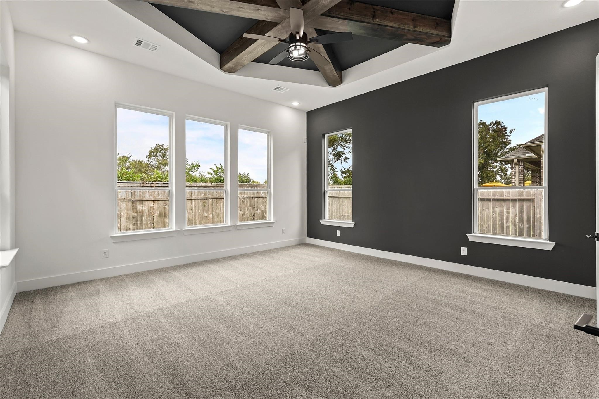3607 Wellborn Drive Fulshear, TX 77441 - Photo 12 of 27 a view of an empty room with a window