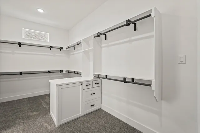 a view of a walk in closet