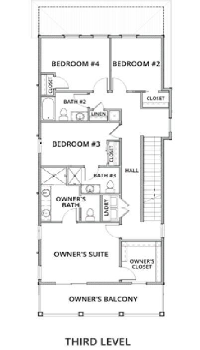 21 West Queen Palm Dr Inlet Beach Inlet Beach, FL 32461 - Photo 43 of 85 Third Level