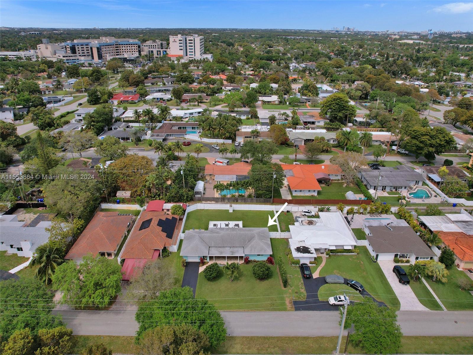 3445 Fillmore Street Hollywood, FL 33021 - Photo 73 of 76 an aerial view of residential houses with city view