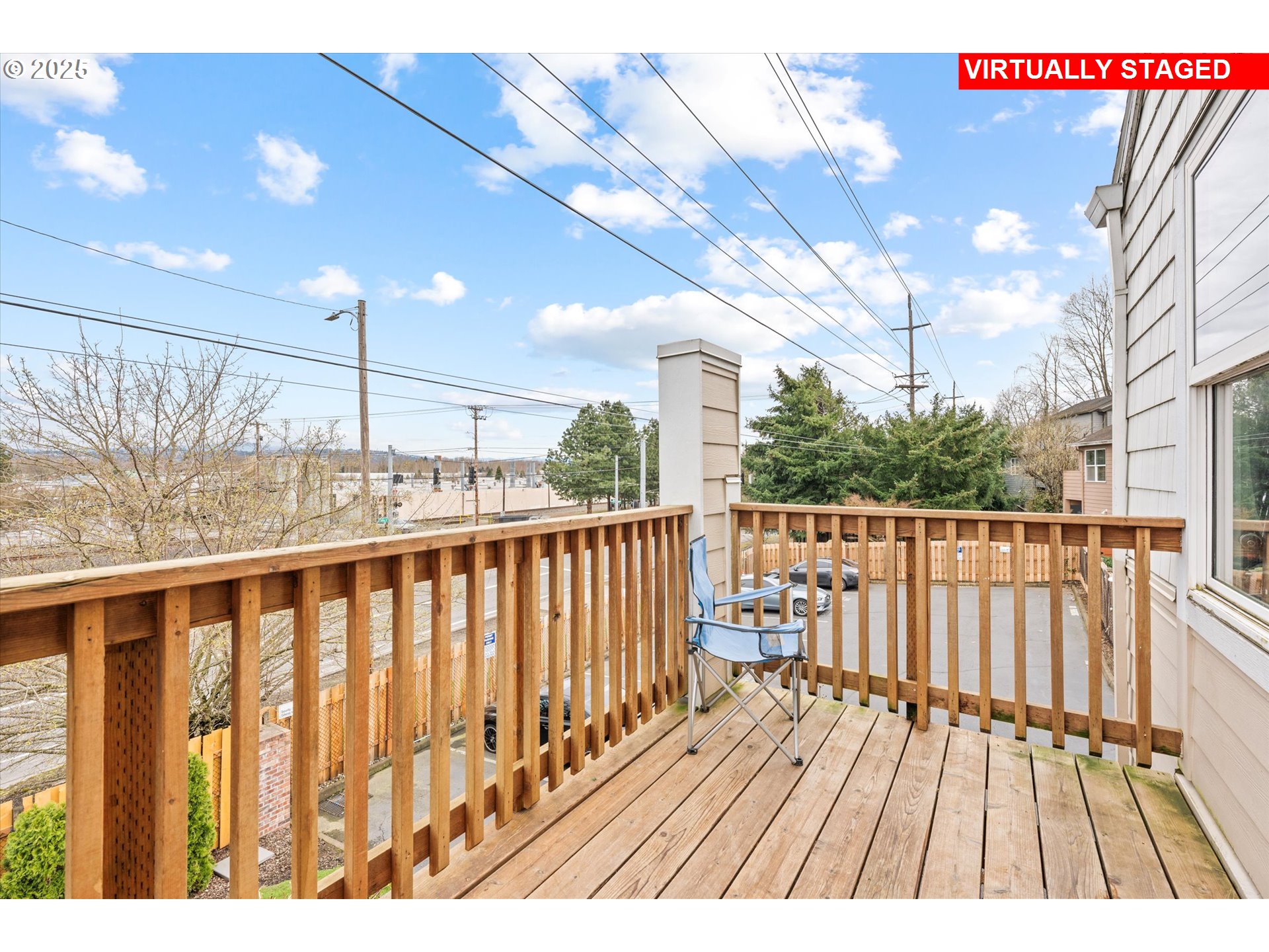 15723 Northeast Beech Street Portland, OR 97230 - Photo 8 of 9 a view of balcony with wooden floor