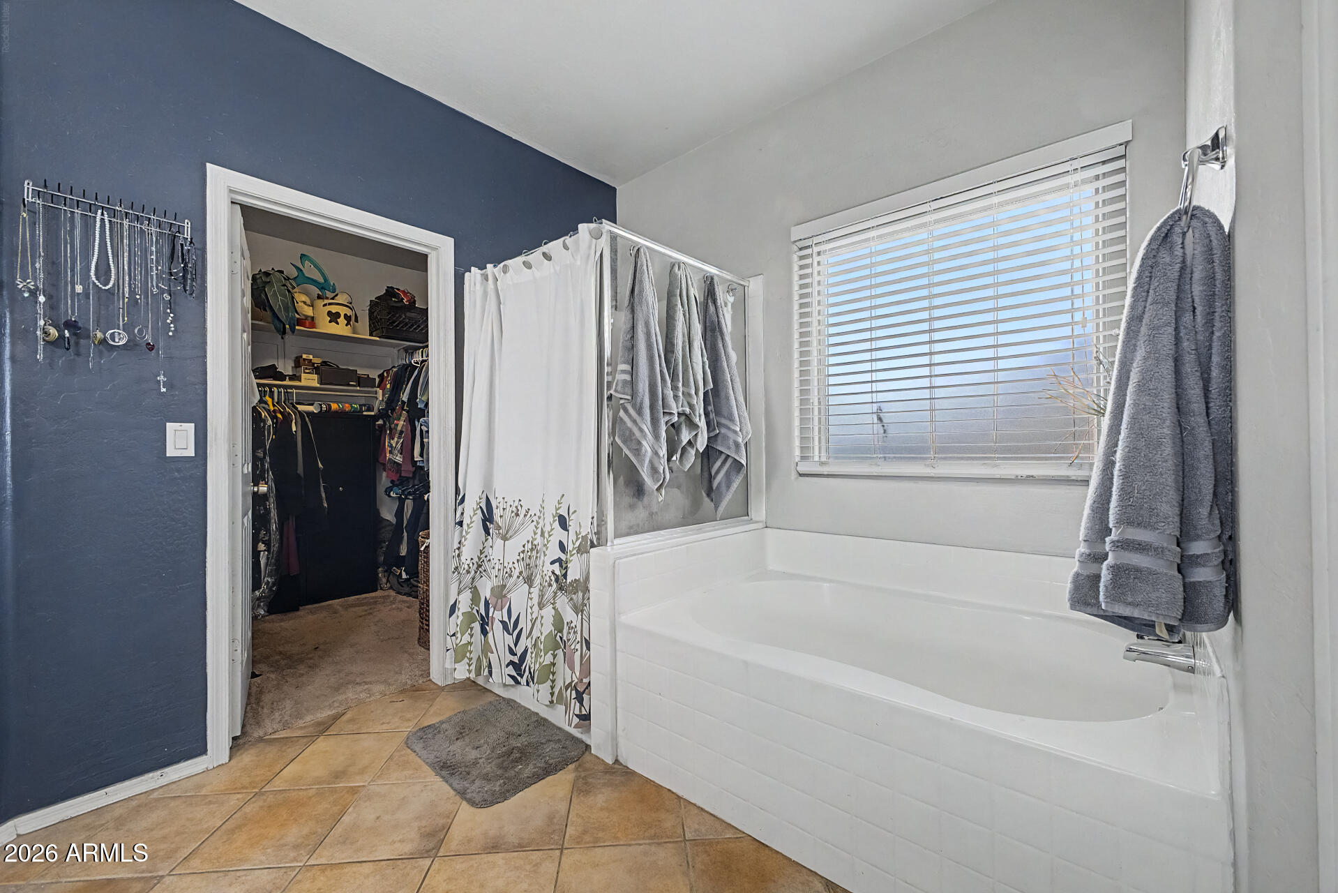 5301 West Grenadine Road Laveen, AZ 85339 - Photo 19 of 37 a bathroom with a bathtub and a shower