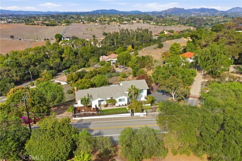 1864 Winterwarm Drive Fallbrook, CA 92028 - Photo 49 of 53 Aerial View -Rear of Home