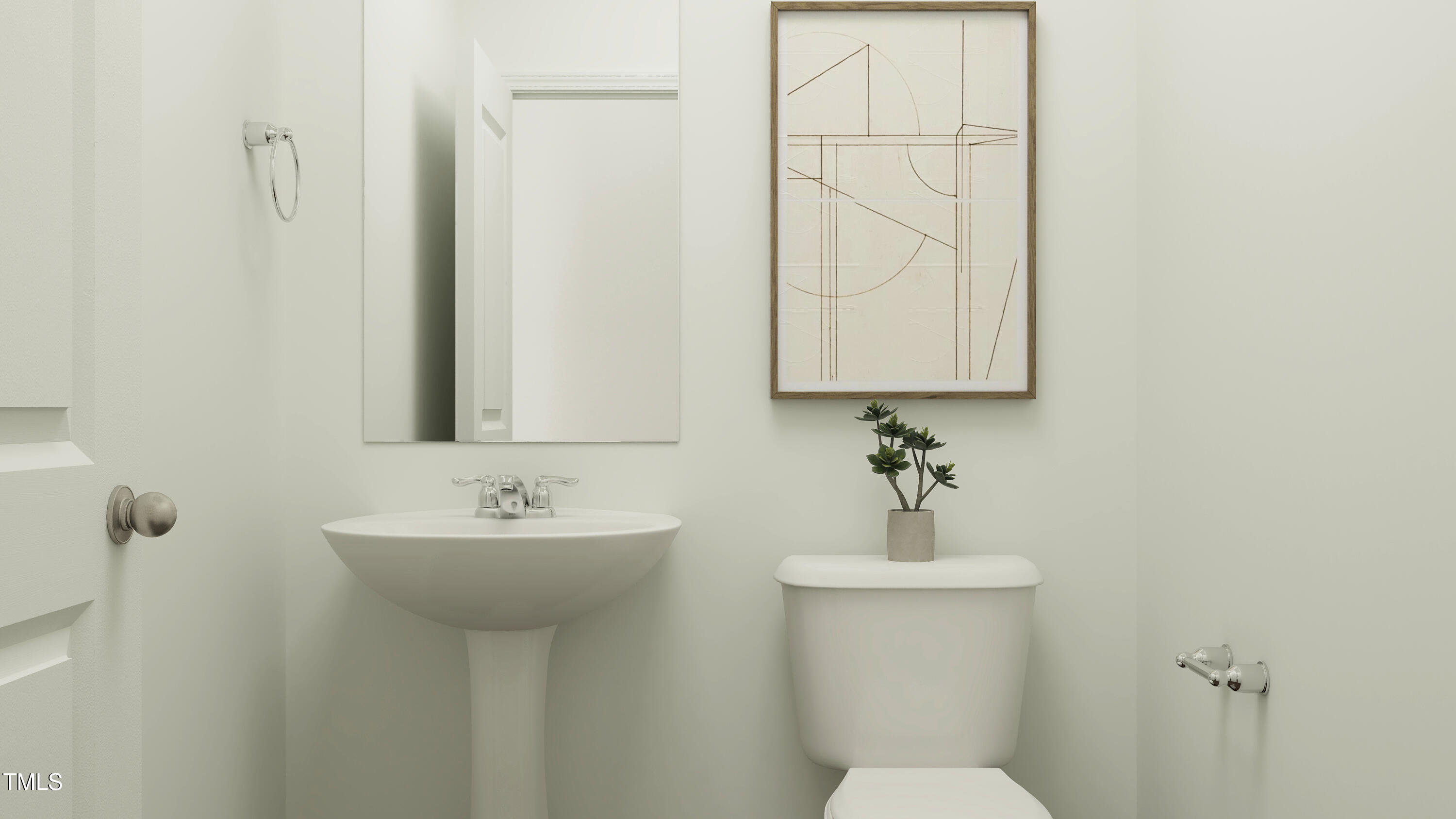 3604 Elm Grv Lane Raleigh, NC 27604 - Photo 23 of 23 a bathroom with a sink a mirror and a toilet