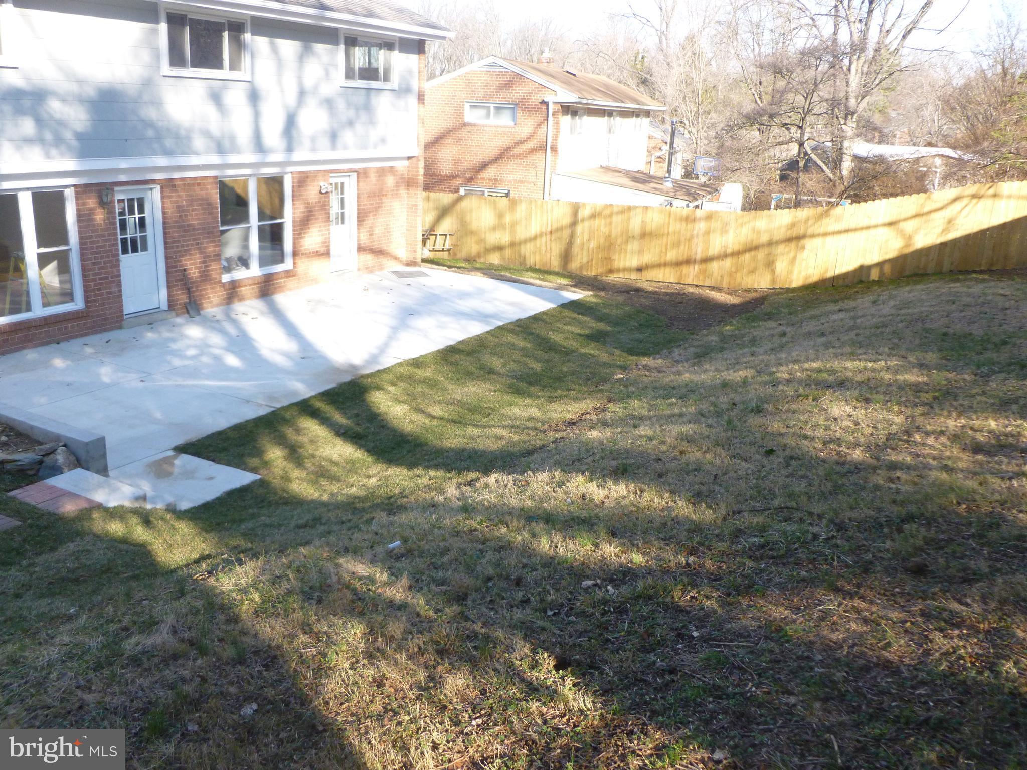 3706 Leverton Street Silver Spring, MD 20906 - Photo 25 of 34 Ample Back Yard