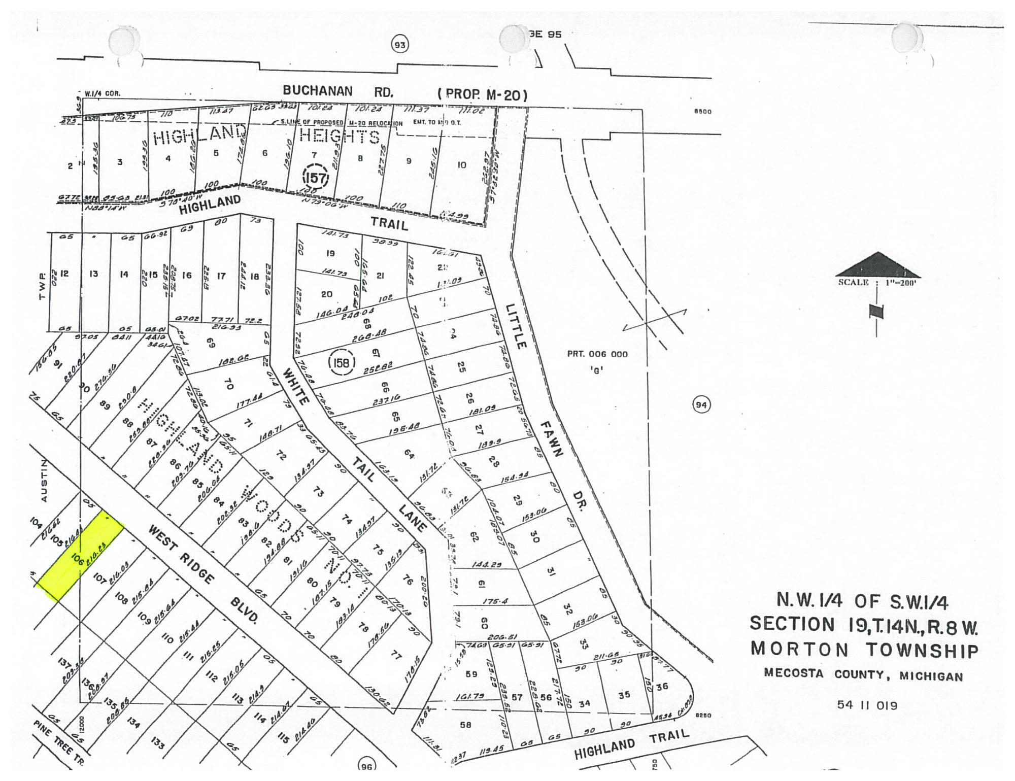 8317 West Ridge Boulevard, Unit 106 Canadian Lakes, MI 49346 - Photo 2 of 12 Plat Map