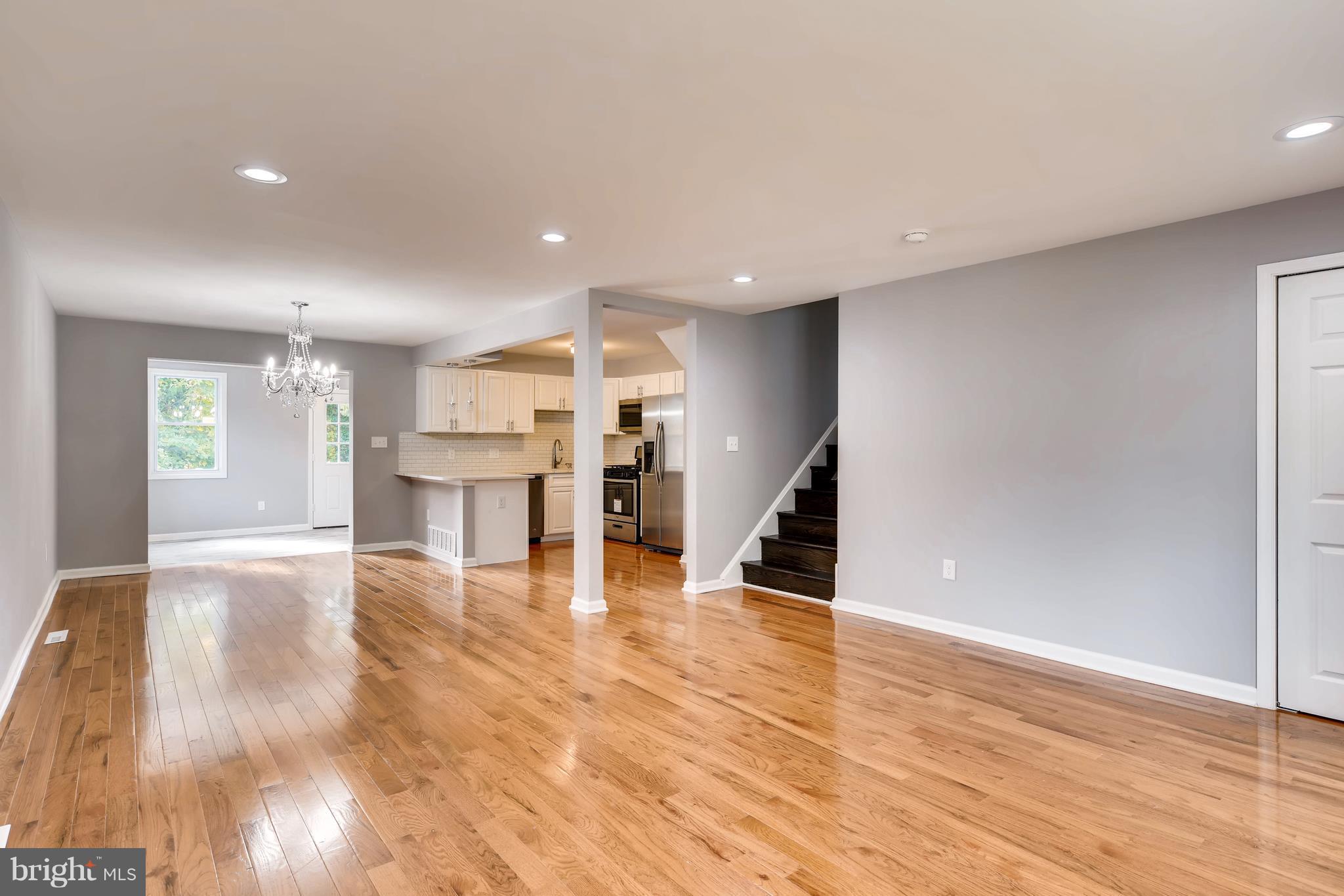 4103 Ronis Road Baltimore, MD 21208 - Photo 4 of 22 a view of empty room with wooden floor