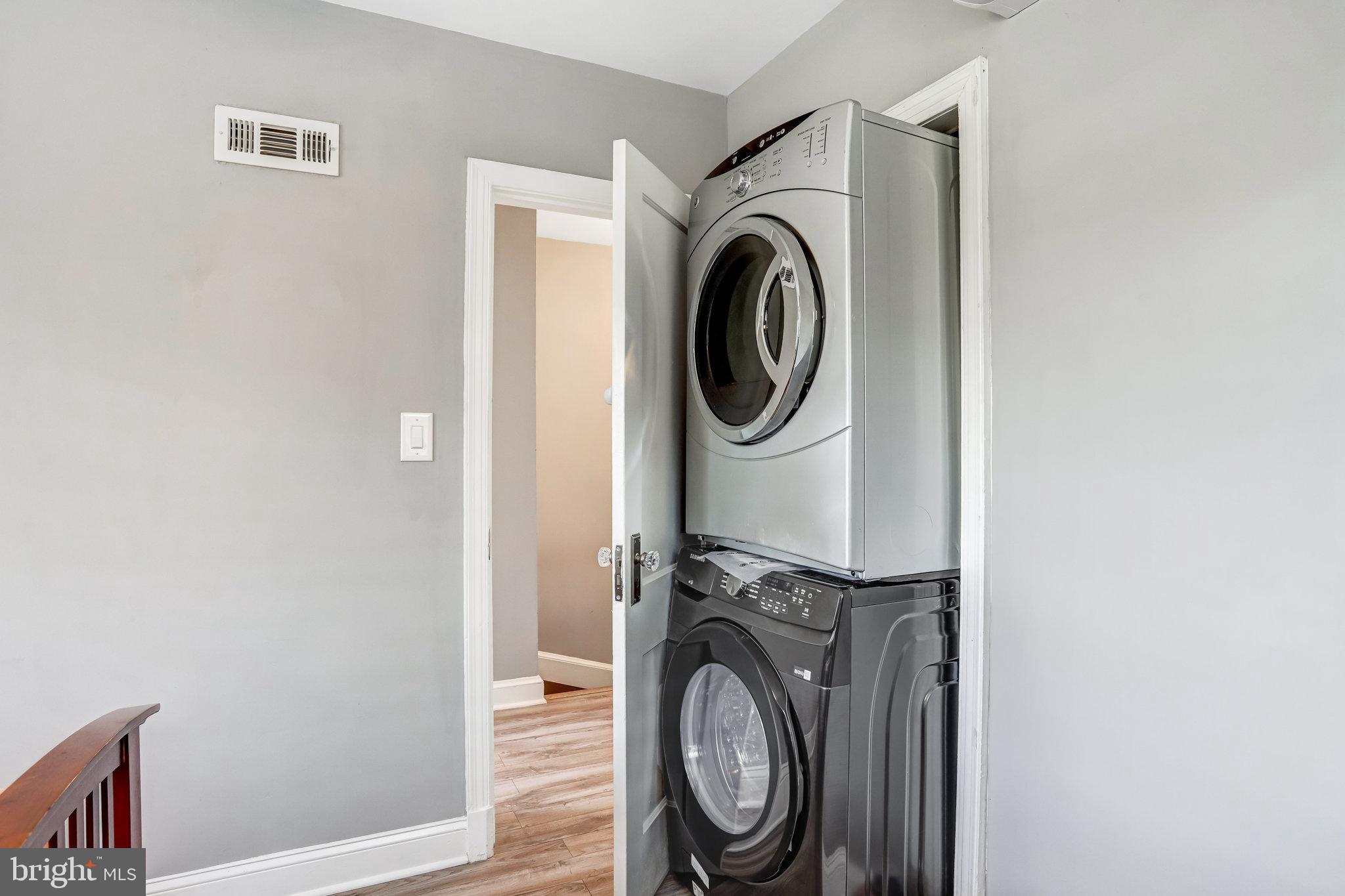 4627 12th Street Northeast Washington, DC 20017 - Photo 51 of 56 a utility room with dryer and washer