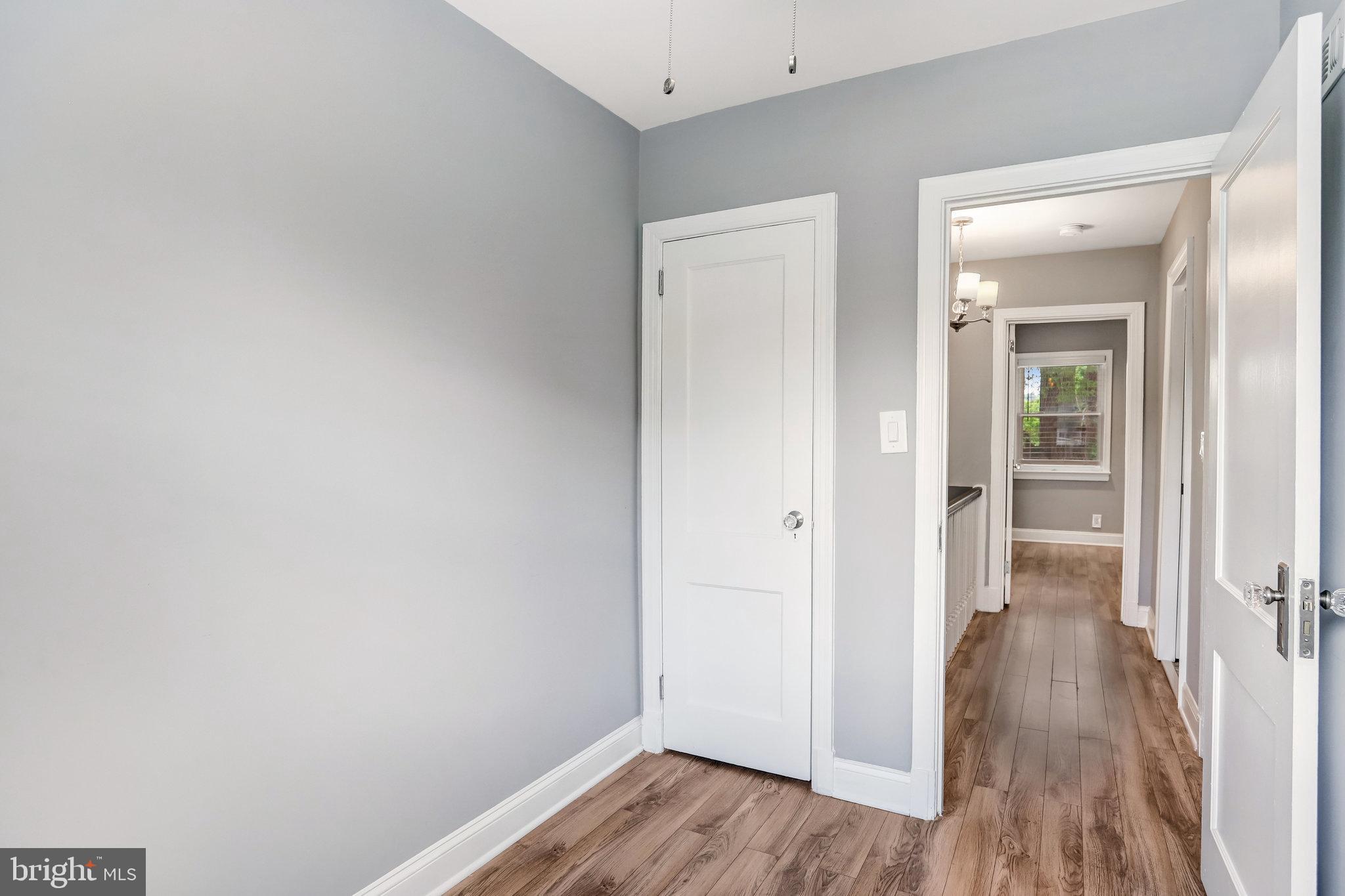 4627 12th Street Northeast Washington, DC 20017 - Photo 52 of 56 a view of a hallway with wooden floor