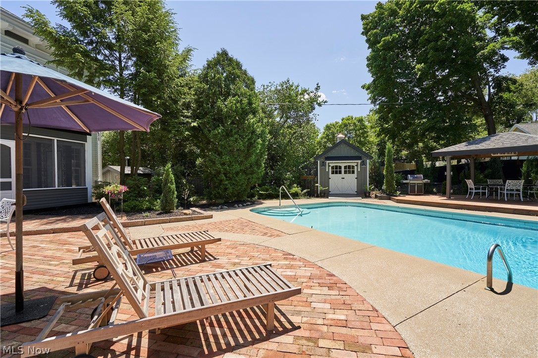 874 Merriman Road Akron, OH 44303 - Photo 6 of 50 Stainless steel & concrete pool with brand new brick patio