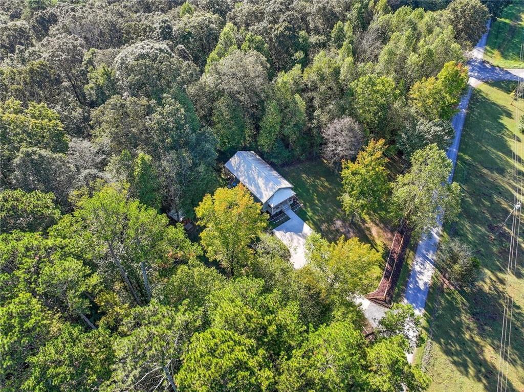 275 Old Whitestone Road West Talking Rock, GA 30175 - Photo 26 of 30 an aerial view of a house with a yard