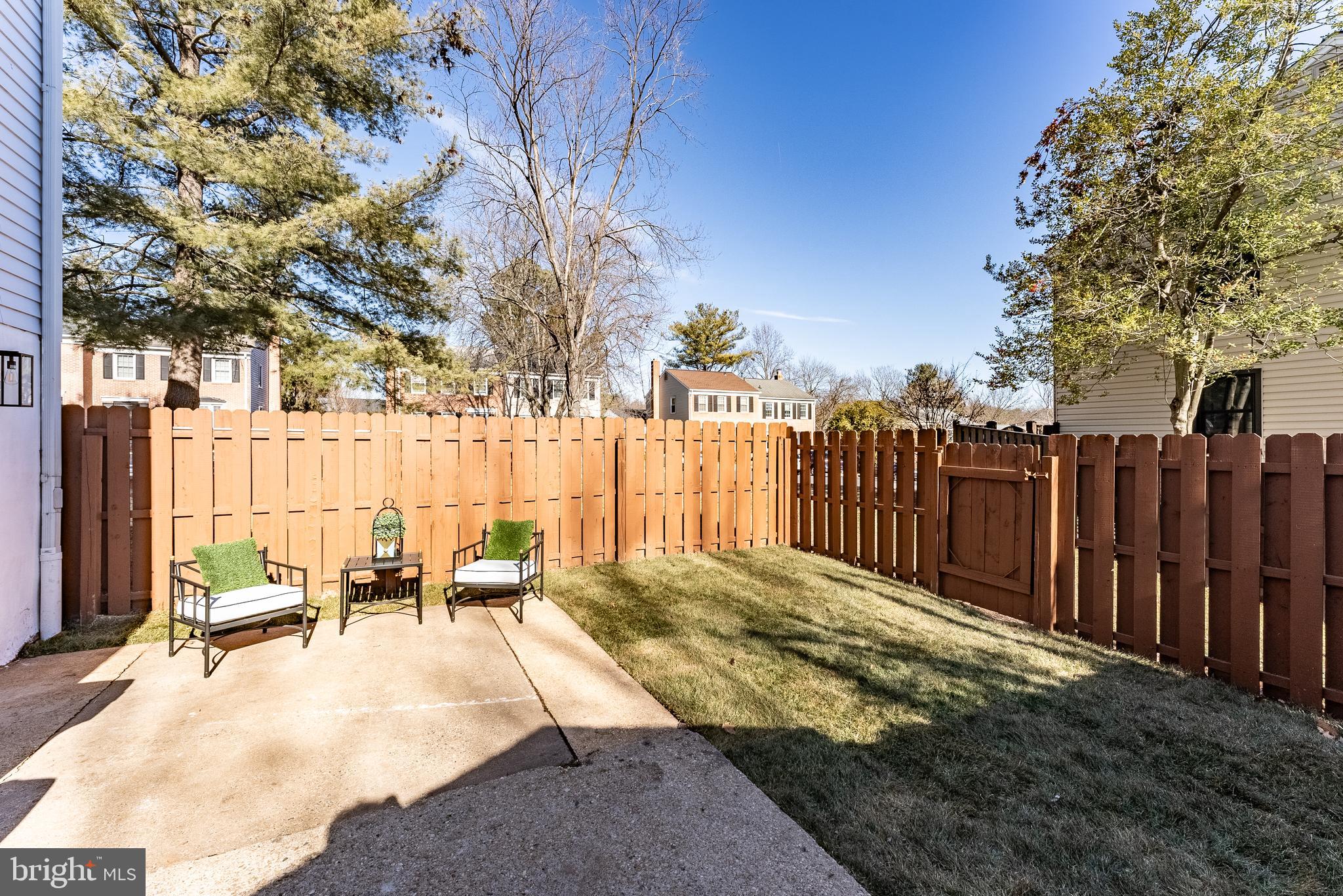 5480 Lighthouse Lane Burke, VA 22015 - Photo 17 of 36 Fenced backyard