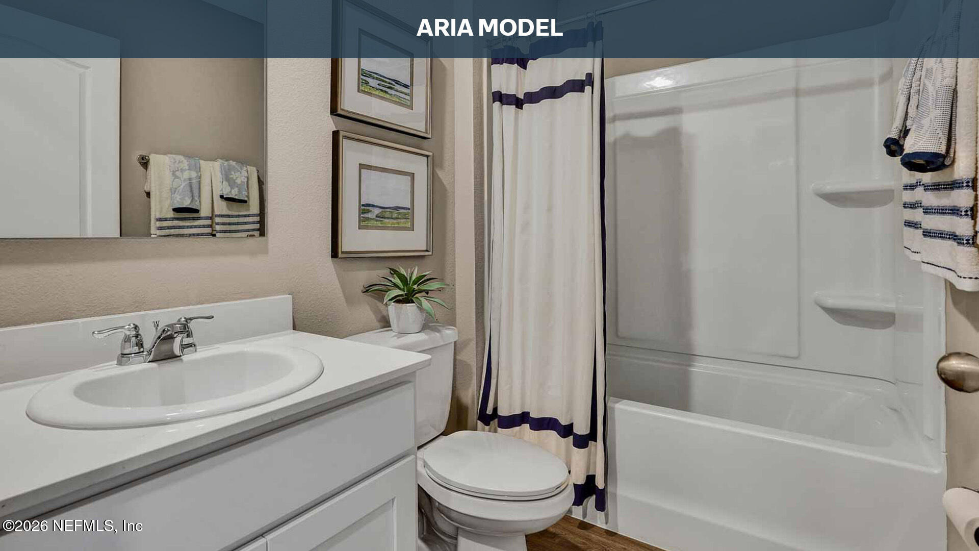4142 Caper Tree Way Jacksonville, FL 32218 - Photo 19 of 50 a bathroom with a sink toilet and shower