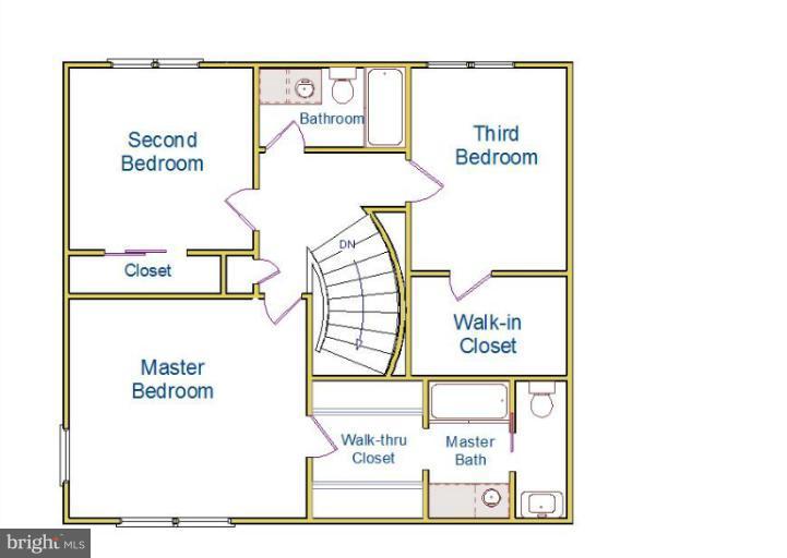 8311 Garfield Court Springfield, VA 22152 - Photo 17 of 21 Floorplan - Upper Level