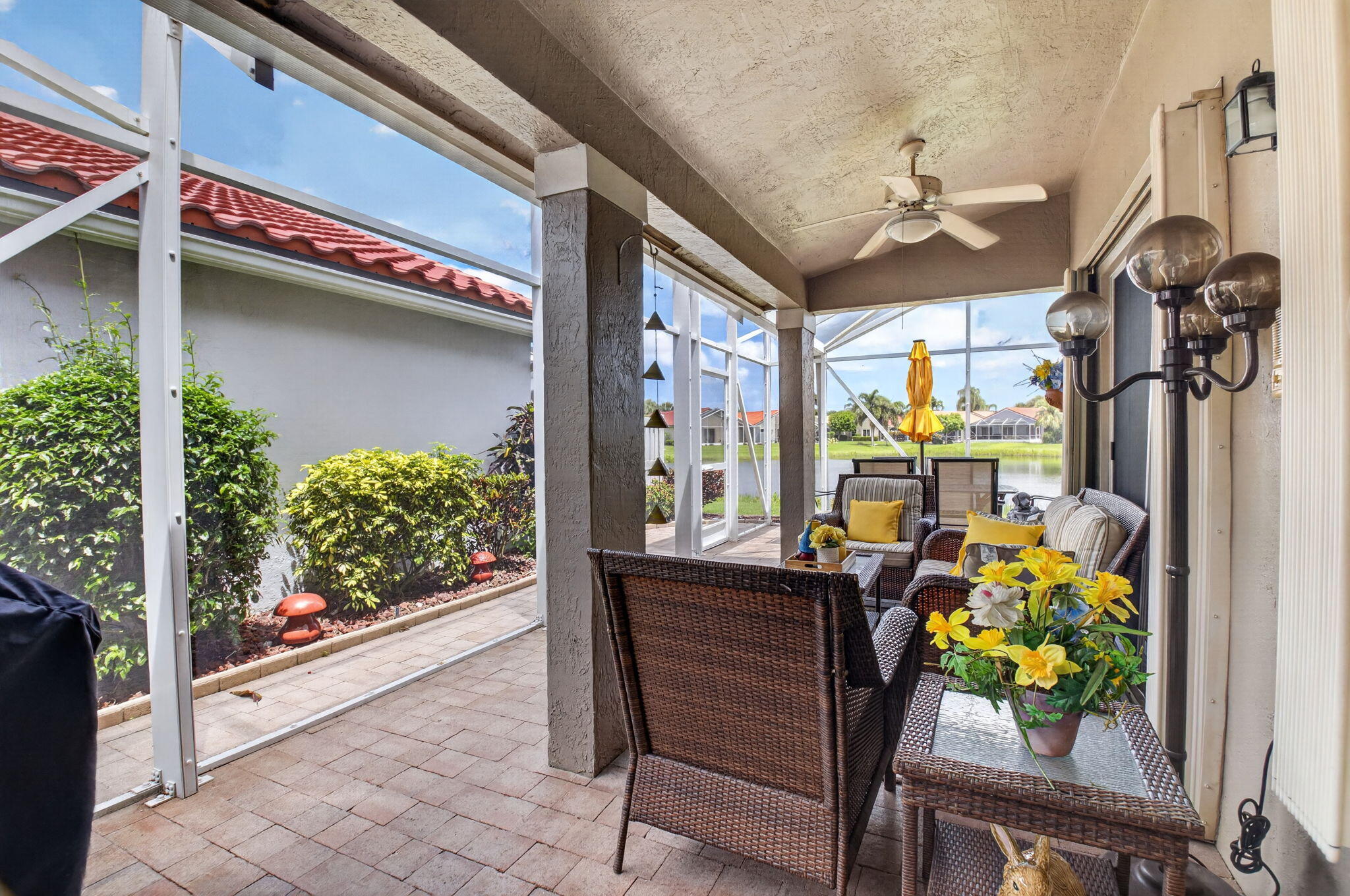 11592 Lawton Road Boynton Beach, FL 33437 - Photo 28 of 96 Screened in Extended Patio