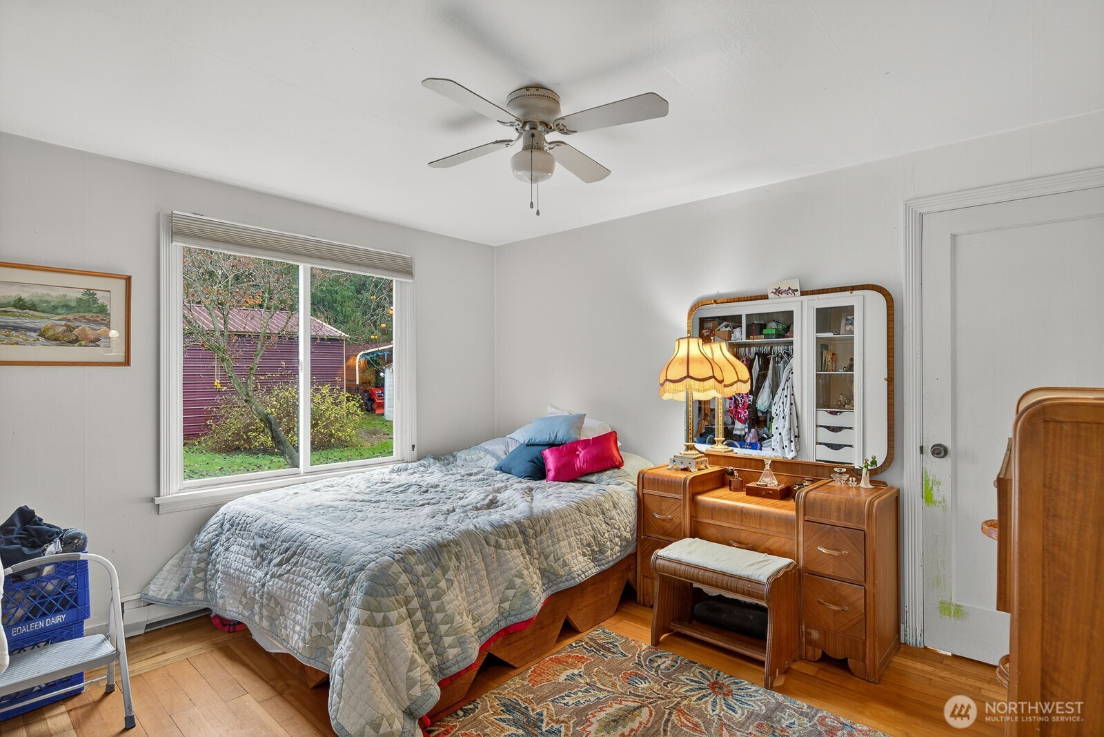 7554 Nooksack Road Everson, WA 98247 - Photo 12 of 40 a bedroom with bed and a window